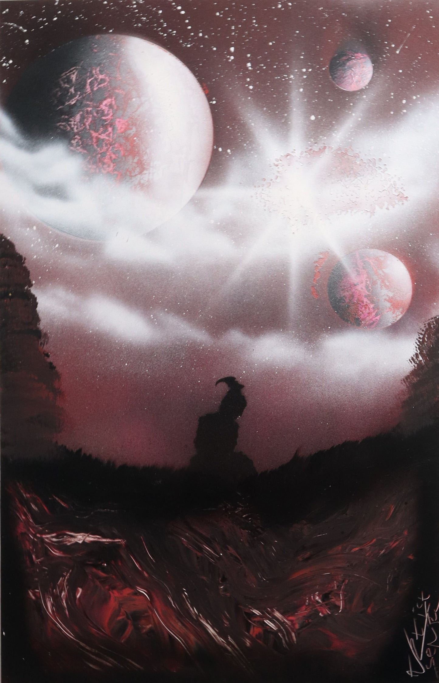 Assassins Field - Spray Paint Art